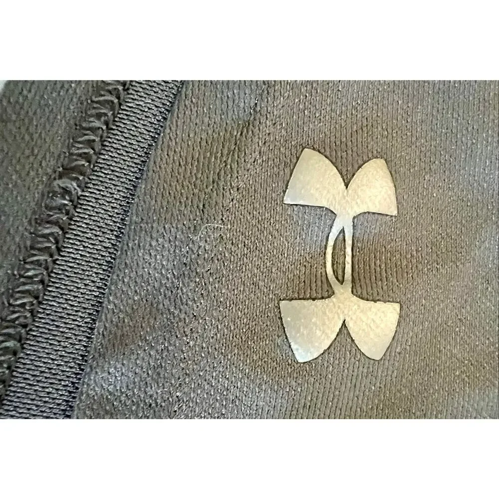 Under Armor Shorts.  Gray & Pink.  Size Small Elastic Waist.